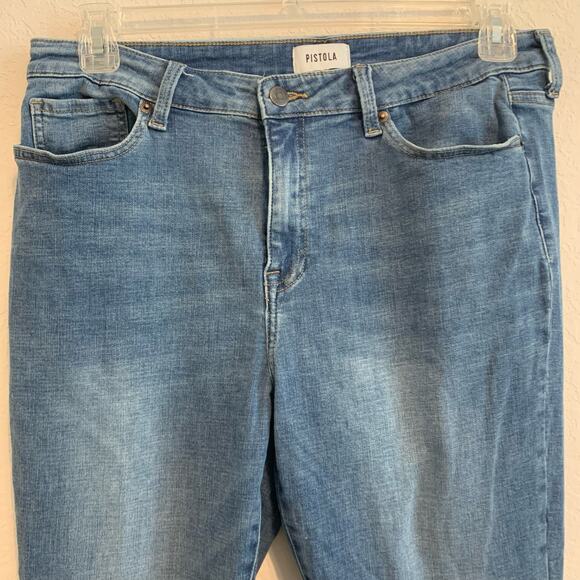 Pistola High Rise Skinny Jeans Medium Wash Size 32 - Picture 2 of 8